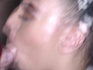 Two Sexy Chicks Getting Their Throats Filled with Fresh...