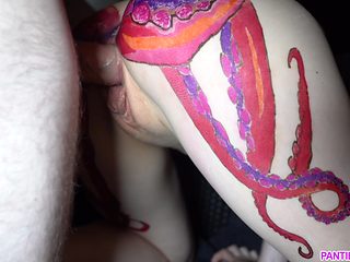 Horny Stepsister With Huge Tattoo On Ass Helps Her Jerk...