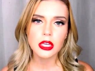 Lovely Blonde With Tight Pussy Masturbate Solo