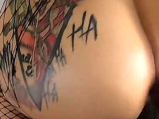 Ripped Her Fishnets Open to Fuck That Ass