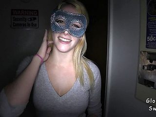 GloryholeSwallow - Lucy's 1st Visit