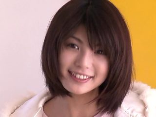 Cute Japanese babe shows of her special talents by Solo...