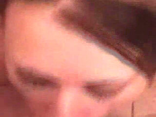 Blonde Babe Kneels Down to Suck an Deepthroats Huge Coc...