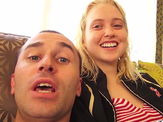 Blonde Chloe Cherry enjoys while being pleasured by her...