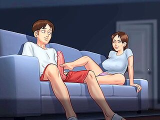 Stepsister Caught Stepbrother Jerking Off(18+) - Summer...