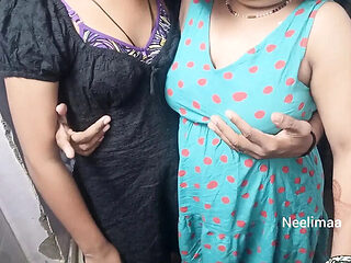 Indian Threesome Sex Video - Neelimaa Big Ass Desi Hous...