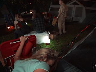 blonde class fellow enjoyed one horny night at my camp