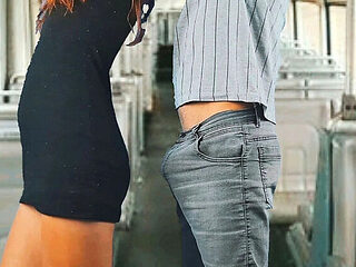 Skinny Latina Student Groped by Stranger on Bus - Petit...