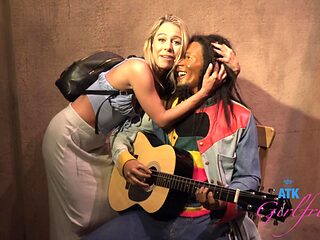 A story with Summer Vixen in a car, showcasing her blon...