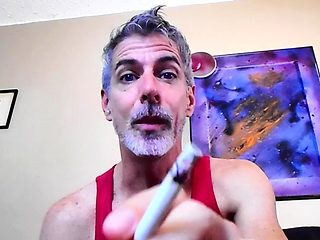 Daddy Richard Lennox smokes while taunting his stepson