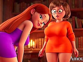 3d Animation Velma Eats Ass And Daphne Spreads In Steam...