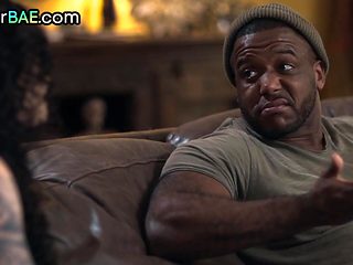 Masturb IR inked babe gets fucked by black BF in white ...