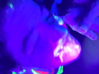 Full Video - Glow Party! Bukkake Gangbang for Cum-hungr...