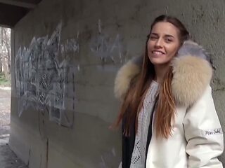 German pretty teen shows her talents at private casting...