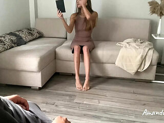 Neighbor Fucks Me While My Husband Watches - Cuckold Wi...