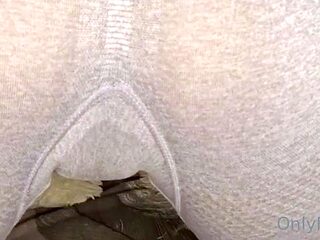 Webcam beautiful blonde showing phat ass in black thong