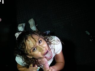 Liv Revamped got fucked through a gloryhole in pov style