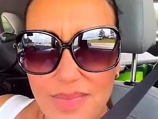 Busty brunette solo masturbation