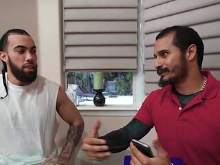 Tiffani Madison goes topless to seduce a hung black guy