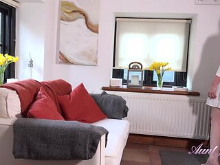 POV : Your Mature MILF Landlady Katherina Found Your Po...