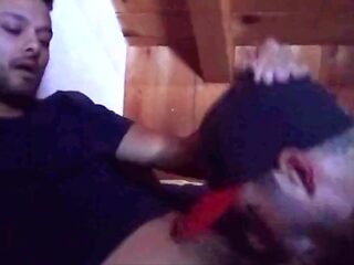 A Curious Guy Sucks His Straight Friends Big Cock For T...