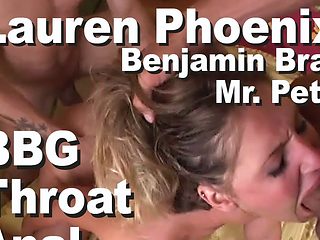 Lauren Phoenix &amp; Benjamin &amp; Mr. Pete Bbg Throat...