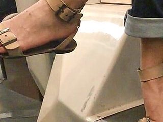 Candid Asian Feet On The Tram (no Face)