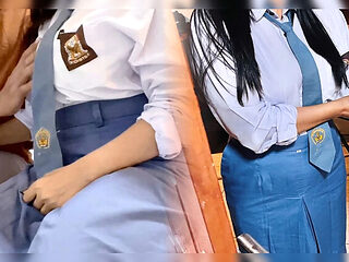 Part 2: Indonesian Teen Schoolgirl with Big Natural Tit...