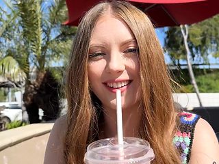 Zoey Zimmer enjoys while giving her boyfriend a blowjob...