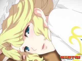 Pure nymphet at blonde scene