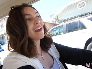 Freya Parker First Casting - Teen Brunette Sucks Big Di...