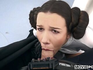 Anal Princess Leia: Alexis Crystal in Star Wars XXX Parody