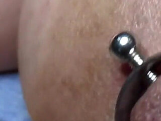 Veevee Plays with Her Nipple Rings