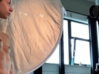 Curly Blonde Teen Records Solo Dildo Masturbation More at