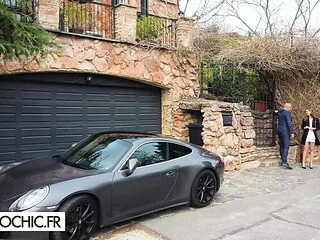 Real Estate Agent Seduced Into Threesome - Petite Blond...