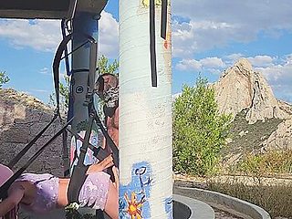 Red &amp; Mr. Wolf Play On A Sex Swing