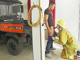 Busty Trans Firewoman Aspen Brooks Barebacks And Rims A...