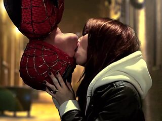 Role play extreme in Spider Man parody combines with ha...