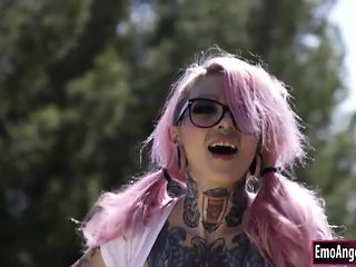 Sydnee Vicious - Luscious Busty Tattooed Screwed By Big D