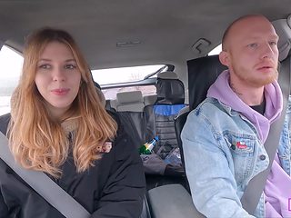 A Village Hitchhiker Girl Pays For His Fare In Kind