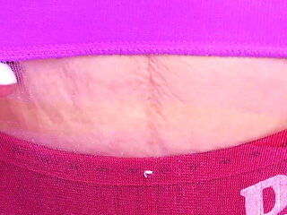 114- Fetish Panties Under Seamless Tights. Like My Ass?...