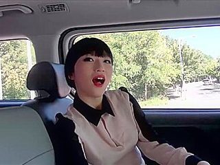 Adorable Japanese Girl Fucks Her Boyfriend In A Car