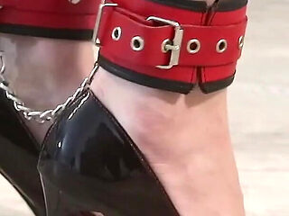 Dipping and Feet Play in Classic High Heels When My Leg...