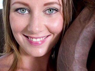 Teen Jordan Nevaeh takes her first massive BBC - interr...