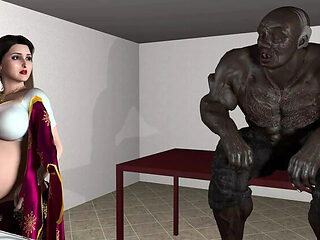 Pregnant Indian Housewife Savita Bahu Breastfed by Big ...