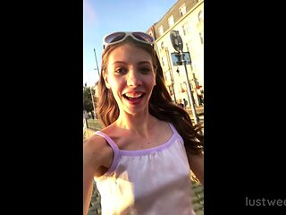 Small titted babe gives awesome blowjob