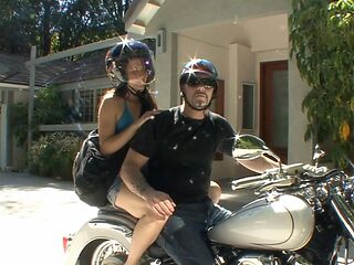 Brunette babe Kristine Kay craves cock in steamy doggy ...