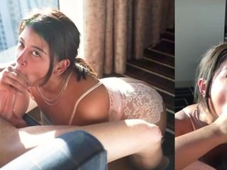 Hawk Tuah - Kitty Lyvv Latina Step Sister Best POV Blow...