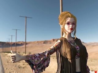 Psychedelic sex! Desert Hitchhiker Meets a Free-Spirit ...