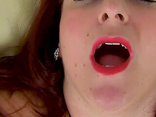 Redhead BBW Scorpio From the UK Puts Her Dildo to Work ...